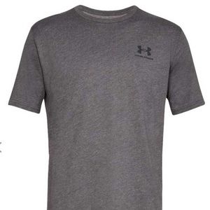 BRAND NEW Under Armour Men's Charcoal Medium Heather Sportstyle Short Sleeve